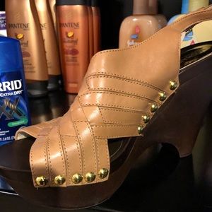 Michael Kors Braided/Woven Wedge Sandal